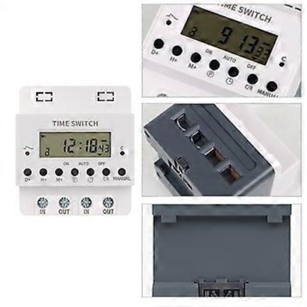 KG316T Timer Effektiv & Bekväm Digital Timer Hög Lastkapacitet Brytare