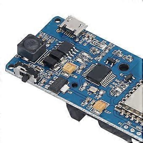 ESP8266 Kellomoduulin Kehityskortti 0,96 tuuman OLED-näytöllä ja 18650 Akunpidikkeellä