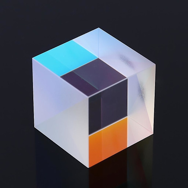 Optisk prisma kub färg prisma lins för optisk spektrum utbildning kvadrat kub