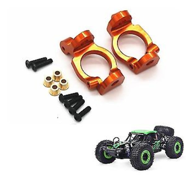 Metall Caster Blocks C-hub Bärarmar För Zd Racing -10 Dbx10 1/10 Rc Bil Uppgraderingsdelar Tillbehör, orange
