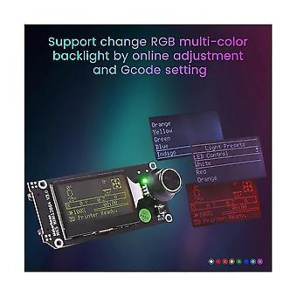 Mks Mini12864 V3 Insert Sd Lcd -näyttö 3D-tulostimelle S Mks Skr Voron M