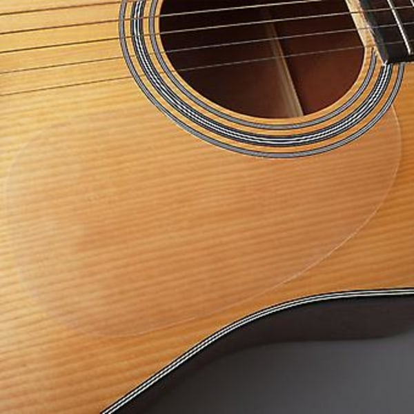 Transparent Folk Akustisk Gitarr Plektrumskydd Anti-Rep Klassiskt Skyddsplatta Pa