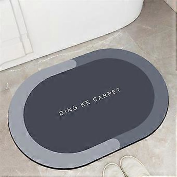 Diatom Mud Blød Absorberende Måtte Badeværelsesindgang Skridsikker Gulvmåtte Badeværelsesfodmåtte Toiletindgang Tæppe Kaffefarve