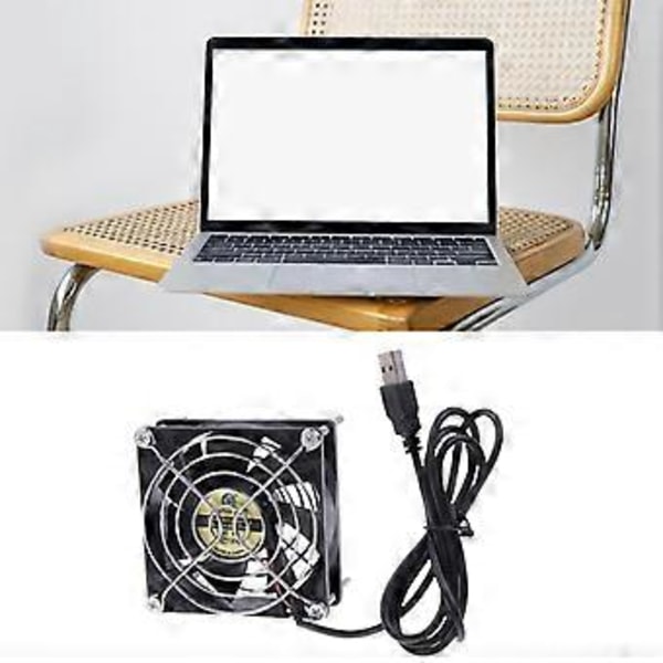 Bærbar DC5V USB børsteløs ventilator hastighed 2209RPM ventilator praktisk USB ventilator