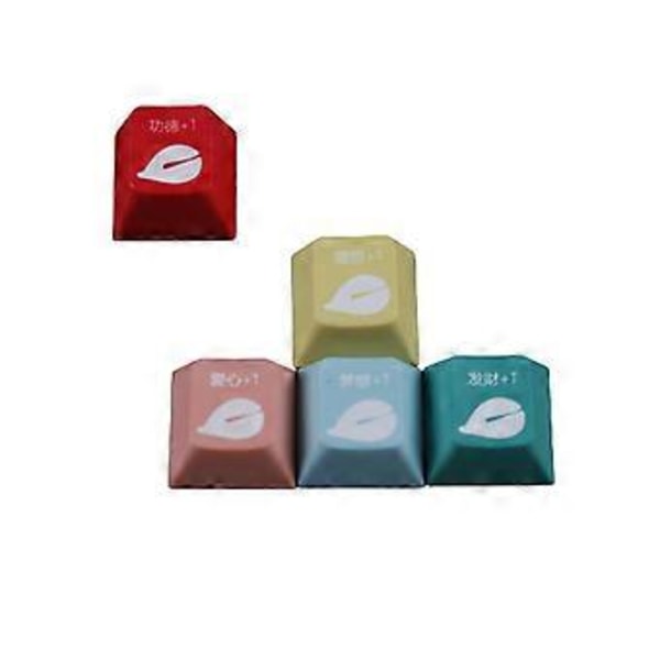 Tegneserie Keycap Sett PBT Keycap Dye-subbed Keycap for MX Mekanisk Tastatur for Forbedret Skriveopplevelse Standard høyde