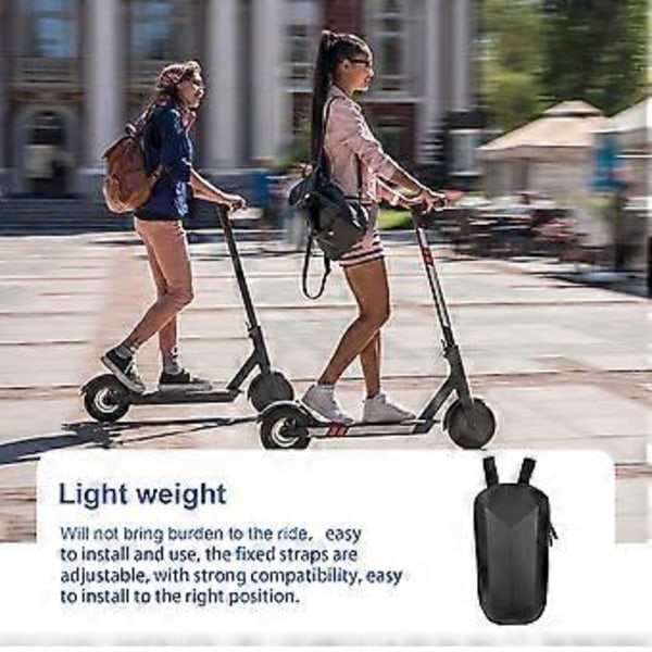Scooter Opbevaringstaske EVA Vandtæt Styr Taske Cykel Front Taske Organizer 4L til Elektrisk Scooter Foldecykel