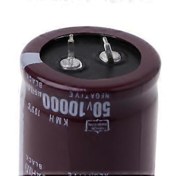 10000uF 50V 105C Elektrolyttkondensator for Strøm, Snap-Fit
