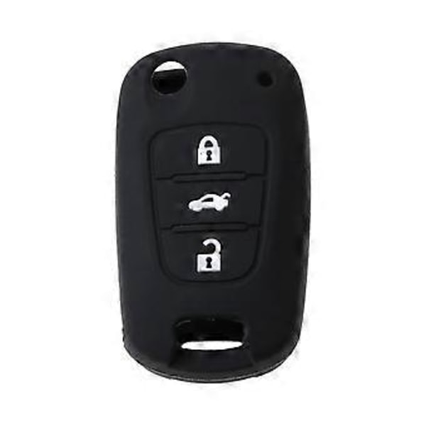 3 Painikkeen Silikoninen Auton Avaimenperän Suojus Kotelo Hyundai i30 Verna Velosterille