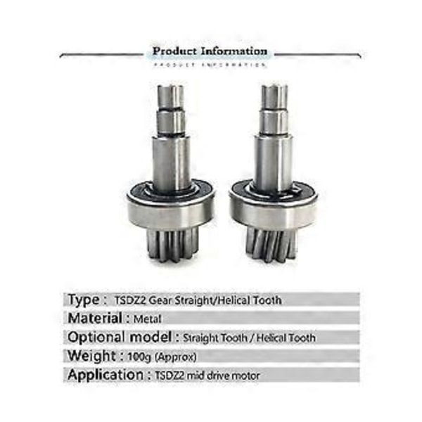 Elektrisk sykkel for Tongsheng Tsdz2 rett/spiral tannhjul for midtmotor giraksel Ebi