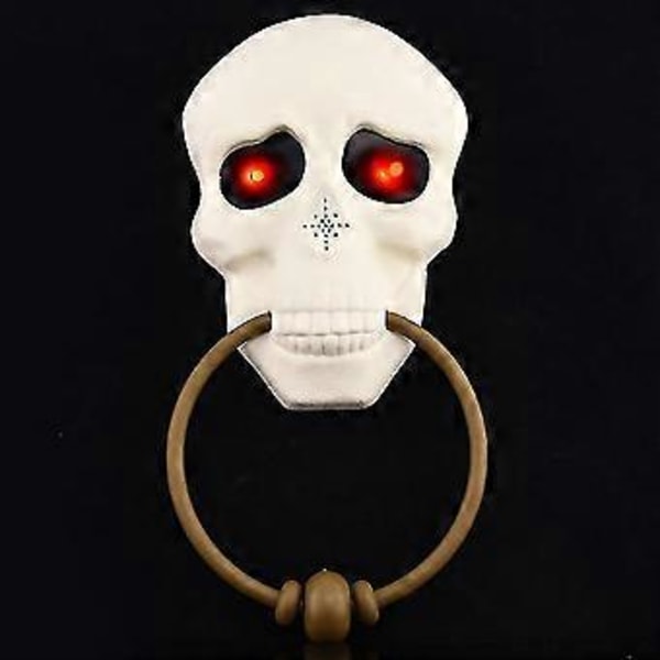Halloween Skalle Dørklokke Lys Lyd Hjemsøkt Dørklokke Prop Pxcl
