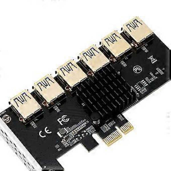 ASM1187E Hovedchip PCIE 1 til 6 USB3.0 Riser Kort Elektroniske Reparationsdele