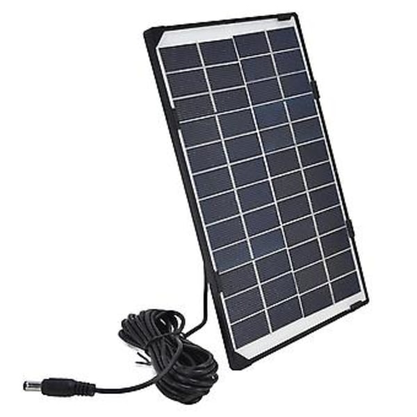 Solpanel til lampe, DC5521 Output 6W 12V Solar Opladningsmodul V Solpaneloplader Ekceptionel Værdi