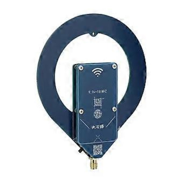 10KHz-180MHz Mini Aktiv Antenne LW/MW/SW/FM Luftfart Bærbar Høy Gain Loop Antenne Kompatibel SMA-K/SMA-J Kontakt
