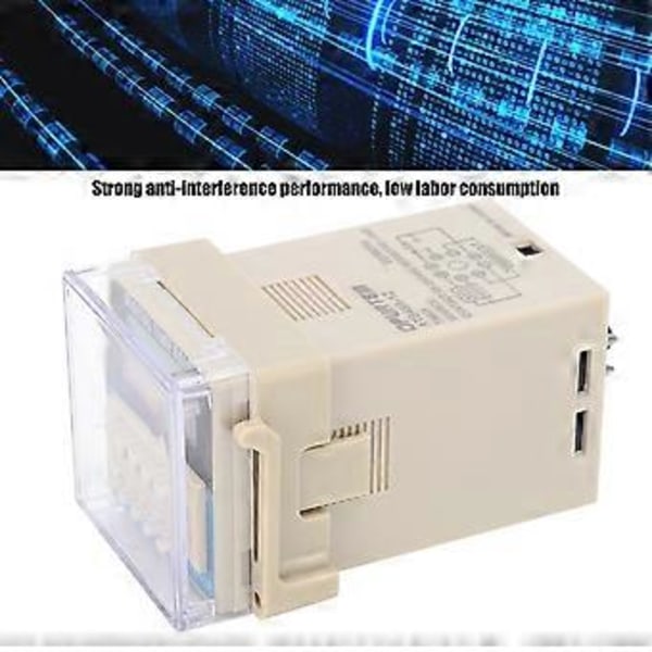 Tidsrelä LED Digital Display Justerbar Hög Noggrannhet Elektroniska Komponenter ATS48A-1ZDC12V