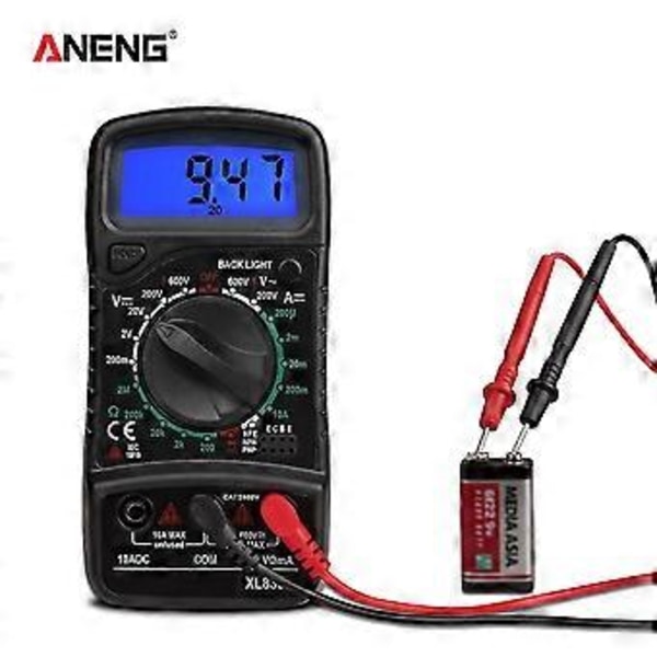 Aneng Xl830l Digital Multimeter Esr Mätare Testare Automotive Elektrisk Dmm Transistor Peak Testare Mätare Kapacitansmätare