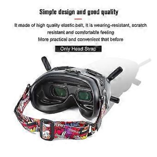 Huvudband Fäste Bekväm Gåva Elastiska VR-tillbehör För Dji Fpv