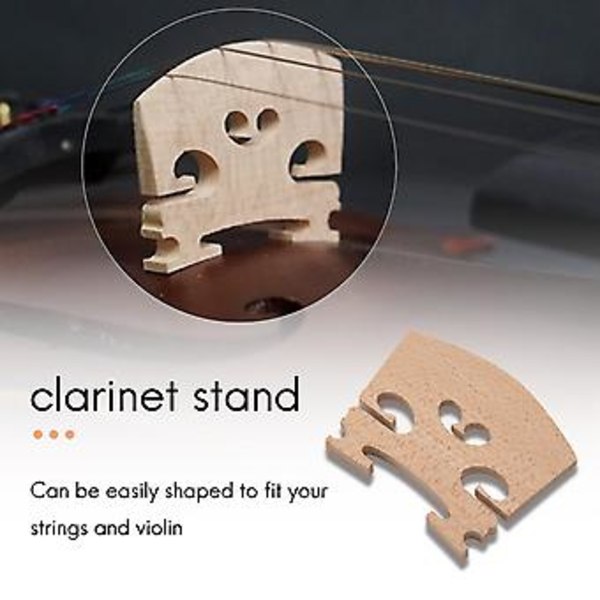 5 Stycken Lönn 4/4 Storlek Violin Stall Qin Violintillbehör