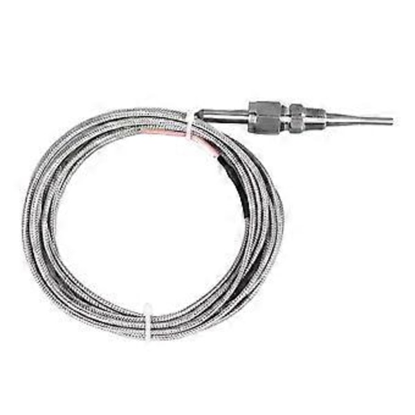 K Type Termoelement Probe 1/8in NPT Justerbar Temperaturføler i Rustfrit Stål med 3 Meter Kabel