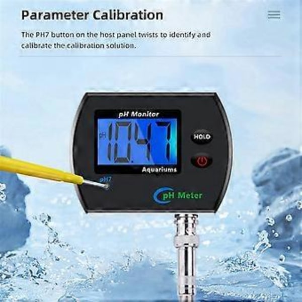 Digitalt pH-meter Akvarium Drikkevand Online pH-monitor Professionel Nøjagtig Vandkvalitetstester EU-stik