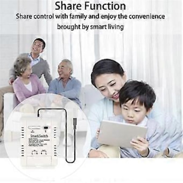 Termostat Graffiti WIFI Smart Temperatur On/Off Switch Timing RF433 Fjernbetjening Stemmestyring Alexa Controller D