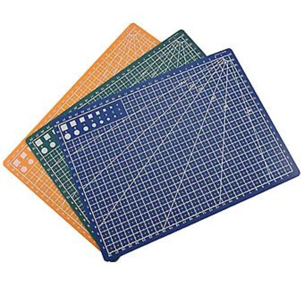 3 st A4 Skärmatta Skärplatta Patch Skärplatta Verktyg DIY Verktyg Skärbräda Dubbelsidig