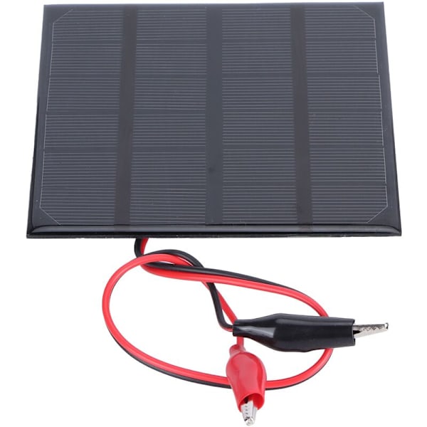 2W 6V Solar Panel Module with Clip DIY Solar Charging Board for Toys Lamp Charger