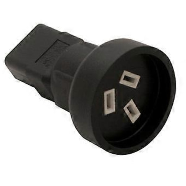 IEC320 C14/IEC320-C20 till SAA AC Strömadapter 3 Terminaler Kontakt Adapter