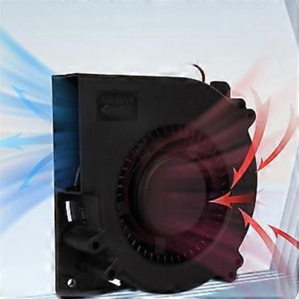 Blåservifte 12W 24V Datamaskin Radial Turbo Vifte Kjølevifte 12032 Høy RPM Høy Luftmengde Ekstra Kjølesett