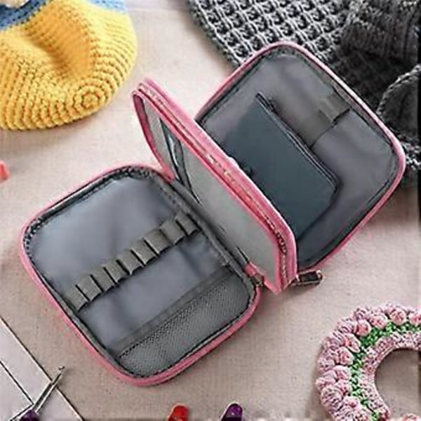 Kun Hæklenåls Etui, Hæklenåls Etui Organizer, Hæklenåls Opbevarings Etui Tomt, Hæklenåls Etui (Kun Taske)