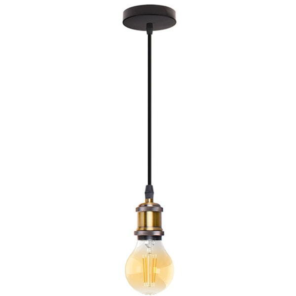Vintage loftspendellampe E27 metal hængende lampe Justerbar indendørs lysekrone