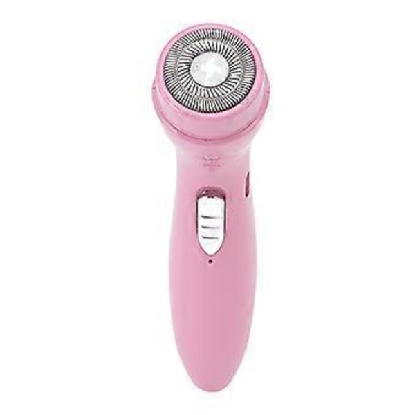 Elektrisk barbermaskine, lav støj, rustfrit stål, elektrisk hovedbarbermaskine, lav allergisk reaktivitet til mænd, 3,7V 2W, pink