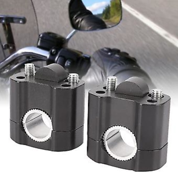 Motorcykelstyrehöjare i aluminiumlegering, 1 par justerbara motorcykelstyrehöjare i aluminium, byggda för framtiden