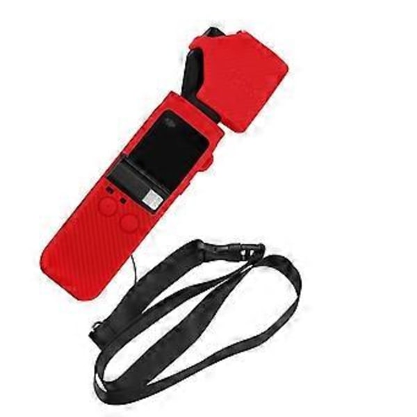 För Dji Osmo Pocket 1/2 Tillbehör Kameraväska Skyddande Silikonskal + Linsskydd Snodd Handledsrem Dji Osmo Pocket