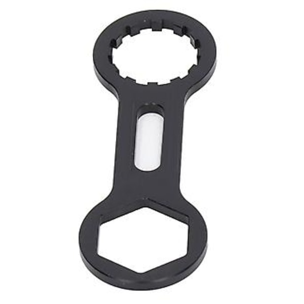 Cykel Forgaffel Reparationsværktøj, Aluminiumlegering, Sort, Mountainbike Hætte Afmonteringsnøgle, Egnet til Hydrauliske & Mekaniske Gafler, Holdbar
