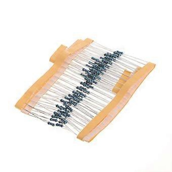 100 st 1k ohm 1/4W Metallfilmresistor 1kohm 0.25W 1% För Arduino