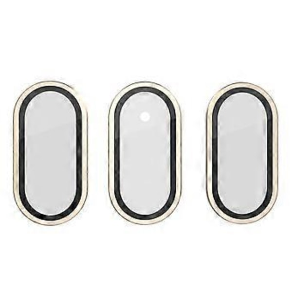 3-pack Härdat Glas för 3 Kameralinsskydd Hög Definition Främre Linsskyddsfilm Anti-Rep C