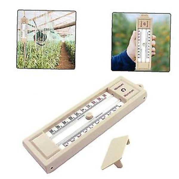 Trädgårdsväxthus Utomhustermometer Plantering Max Min Digital Växttermometer Arbetsmaterial Inomhus Utomhus Trädgårdsarbete