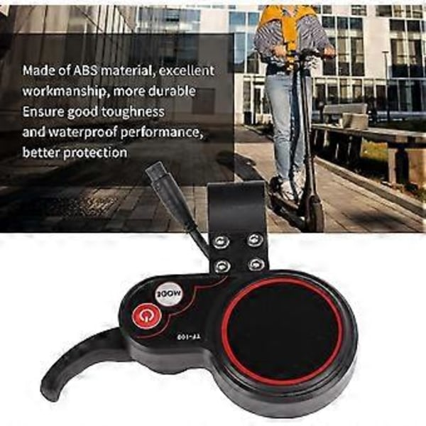 E-scooter Dashboard 6 Pin Plugg Vanntett, tf-100 Display, elektrisk Scooter Instrument Display Panel For M4 Scooter Reservedeler Og Skateboard Tilbehør
