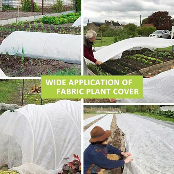 Antifrysdug til planter, frostbeskyttelse lavet af plantebaseret non-woven stof, vinterplanteisolering og kuldebestandigt dækdug 17g