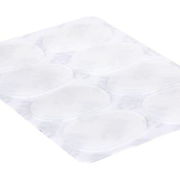 8 stk. Alto/tenor Saksofon Munnstykke Lapper Pads Puter 0,8 mm --- gjennomsiktig