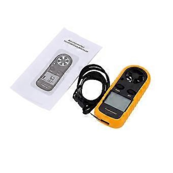 Mini LCD Digitaalinen Anemometri Tuulen Nopeus Ilman Nopeus Lämpötilan Mittaus Taustavalolla