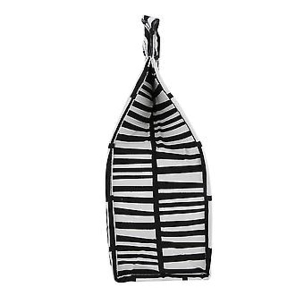Vandtæt Bomuld Linned Lynlås Madpakke Taske Tote Taske Børne Madpakker (Zebra Mønster)