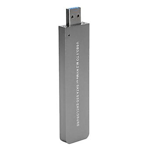 SSD Hårddiskbox, Hårddiskbox Aluminium Hårddiskkapsling Hårddiskbox Tillverkad med Omsorg