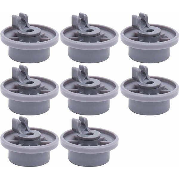 Universal Lower Basket Wheels - 8 Casters for Siemens Bosch Beko Neff Dishwashers