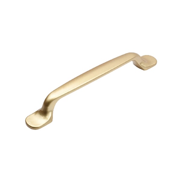 2pcs Cupboard Handle Furniture Handle Kitchen Cabinet Door Cupboard Handles, Golden, Hole Distance 128mm