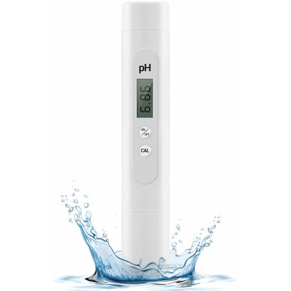 Elektroninen pH-mittarin testeri, pH-mittausalue 0-14, korkean tarkkuuden uima-altaan pH-mittari, pH-mittari uima-altaalle, akvaariolle, drinkille