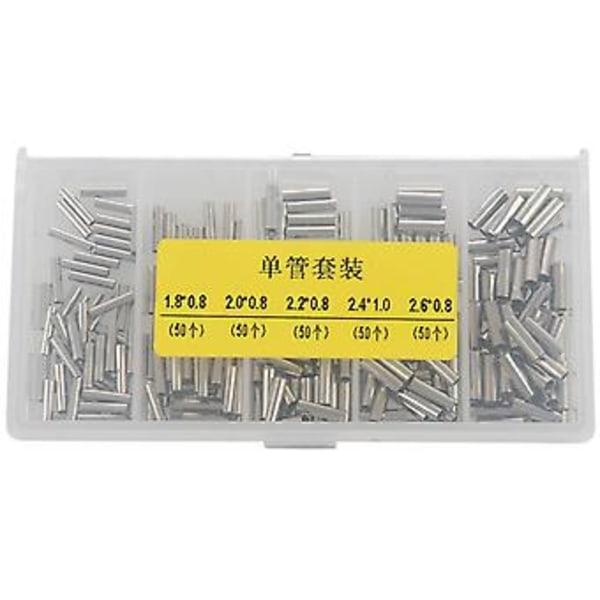 250 stk./sæt Enkelt El Crim Sleeve Wire Er Tube Connector Ing Acc