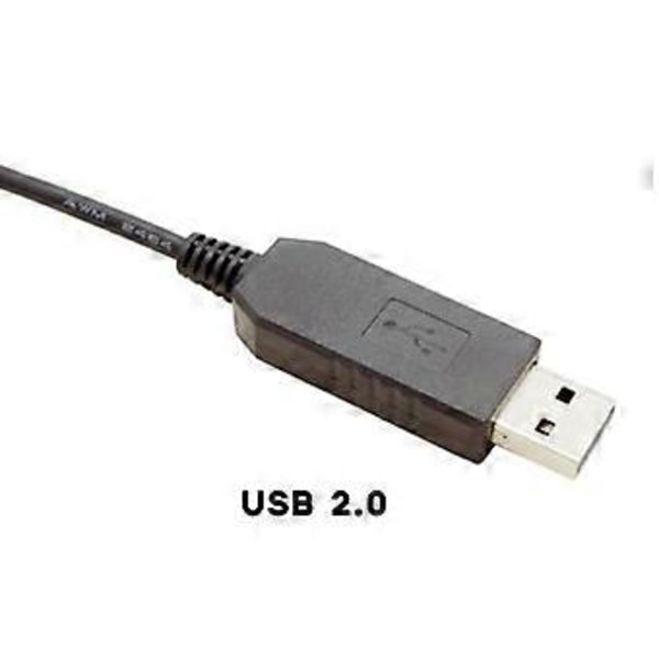 USB - 4-nastainen tietokonekotelotuuletinadapterijohto 5V - 12V tehostuslinja-adapterikaapeli