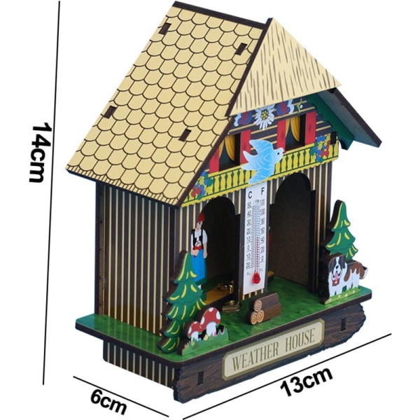 Väggmonterad barometer, väggmonterad barometer, temperatur- och fuktighetssensor