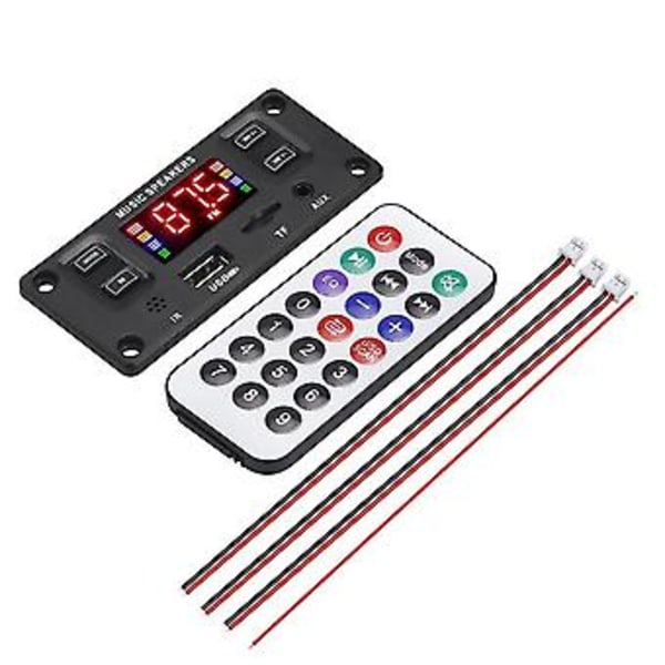 2x30w Afspiller Decoder Board 12v Forstærker Bluetooth 5.0 Bilradio Modul Tf Usb Aux Wma Afspiller Decod
